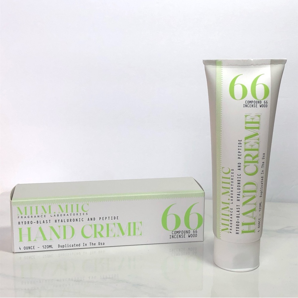 MIIM.MIIC Hand Creme 66 Incense Wood Deeply Hydrating Smoothing Luxury 4 oz NEW